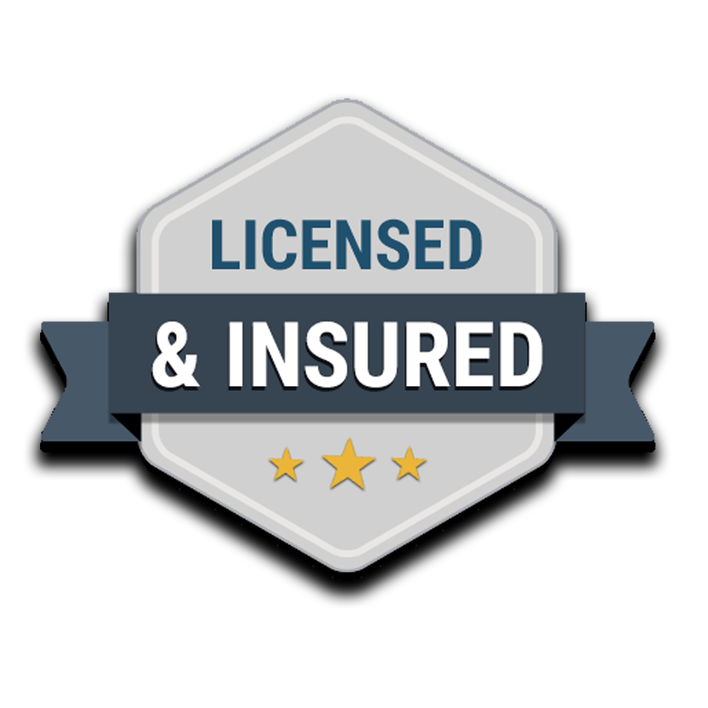 fully licensed and insured. You can be confident that we will deliver the professional assistance you deserve.