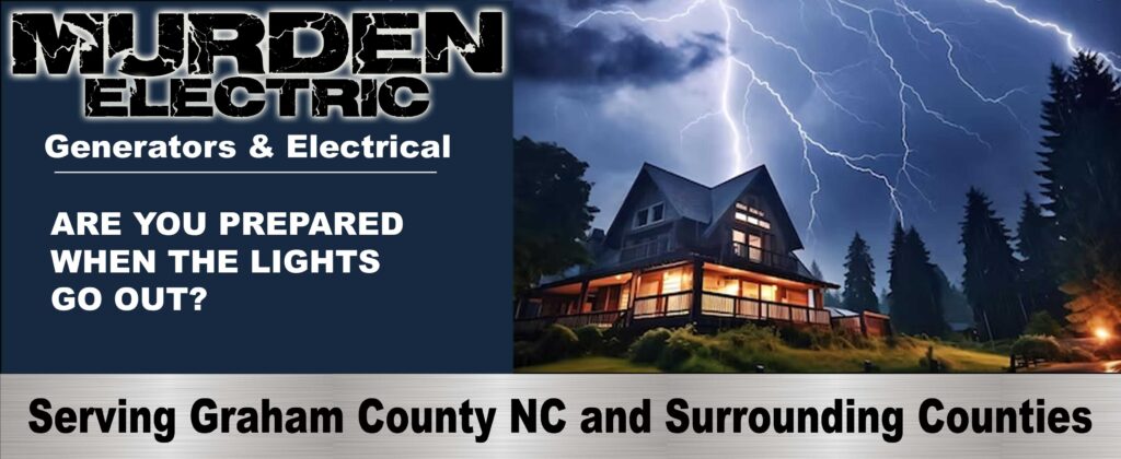 Home Generators, Portable Generators, Emergency Electrician, Electrical Contractor, Generator Service, 3 Phase Generator, Standby Generators, Commercial Electrician, Generator Dealer, Electrical Services, Commercial Generators, Electrical Repair, Emergency Generator, Generator Repairs, Electrician Service Locations include Qualla,Indian Hills, Paint Town,Cherokee, Clay, Graham, Swain, Macon, Jackson, Haywood, Transylvania, Herderson, Buncombe, Madison